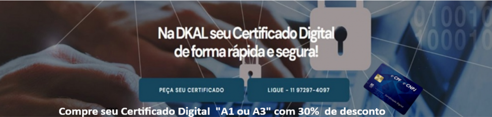 Procura Certificado Digital? Zap (11)97297-4097