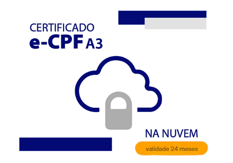 Certificados Digitais A3 Nuvem 24 meses